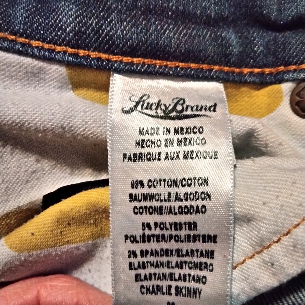 Lucky Brand Women's Charlie Skinny Blue Denim Jeans Size 6 Everyday Ankle Casual - Picture 11 of 15